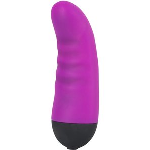  Фиолетовый мини-вибратор Colorful Joy 13 см 