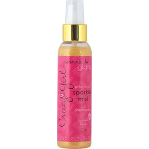  Феромоновый мист Crazy Girl Tainted Love с золотистыми блестками 118 мл 