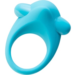  Голубое эрекционное силиконовое кольцо TOYFA A-Toys 