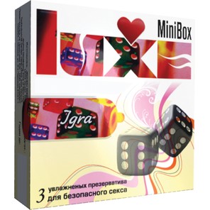  Презервативы Luxe Mini Box Игра 3 шт 