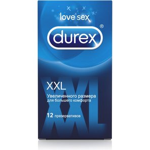  Презервативы увеличенного размера Durex XXL 12 шт 
