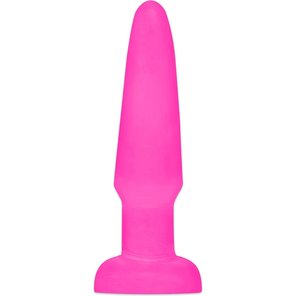  Ярко-розовая анальная пробка Butt Plug 11,4 см 