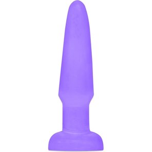  Фиолетовая анальная пробка Butt Plug 11,4 см 