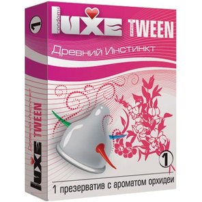  Презерватив Luxe Tween Древний инстинкт с ароматом орхидеи 1 шт 