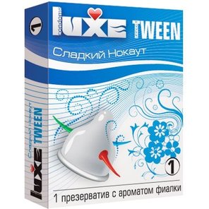  Презерватив Luxe Tween Сладкий нокаут с ароматом фиалки 1 шт 