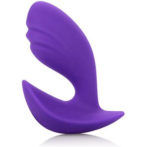  Фиолетовая анальная пробка Booty Call Petite Probe 7 см 