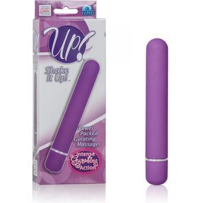  Фиолетовый вибратор Shake it Up! Power Packed Gyrating Massager 17,7 см 
