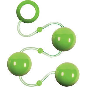 Зеленые анальные шарики Renegade Pleasure Balls 