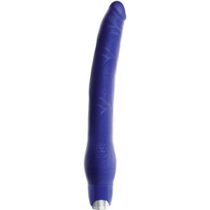  Длинный синий вибратор Monster Meat Long Vibe 30,5 см 