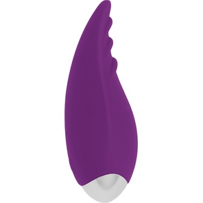  Фиолетовый клиторальный стимулятор Nanci 10,5 см 