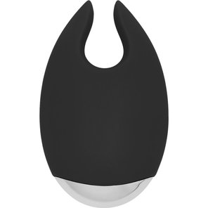  Черный клиторальный вибростимулятор Vayle 10,5 см 