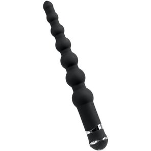  Черный анальный вибростимулятор TOYFA 35 см 