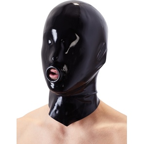  Шлем-маска на голову с отверстием для рта 