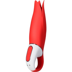  Красный вибратор Satisfyer Power Flower с лепестками 18,8 см 