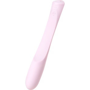  Нежно-розовый гибкий водонепроницаемый вибратор Sirens Venus 22 см 