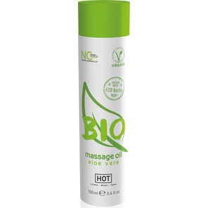  Массажное масло BIO Massage oil aloe vera с ароматом алоэ 100 мл 
