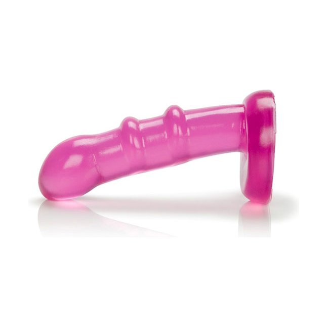 Розовый анальный стимулятор Pink Jelly Teaser Probe 4.5 - 12 см - Anal Toys. Фотография 2.