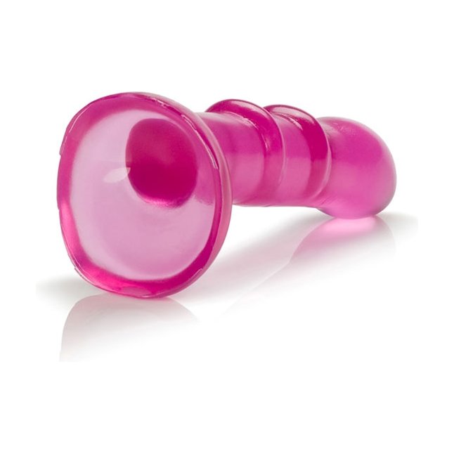 Розовый анальный стимулятор Pink Jelly Teaser Probe 4.5 - 12 см - Anal Toys. Фотография 4.