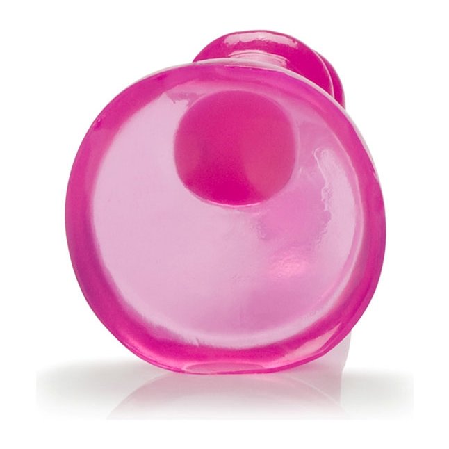 Розовый анальный стимулятор Pink Jelly Teaser Probe 4.5 - 12 см - Anal Toys. Фотография 5.