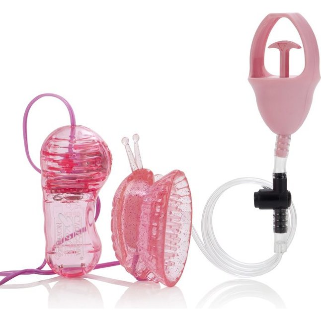 Вибрирующая помпа для клитора Butterfly Clitoral Pump - Clitoral Pumps