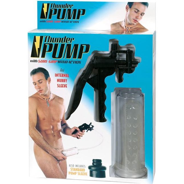 Вакуумный массажер-помпа для мужчин Thunder Pump. Фотография 2.