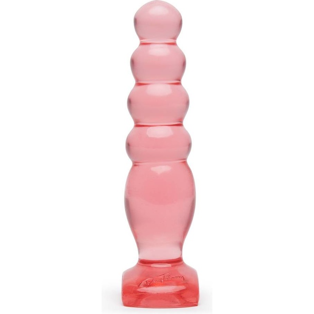 Розовая анальная пробка Crystal Jellies 5 Anal Delight - 14 см - Crystal Jellies. Фотография 2.