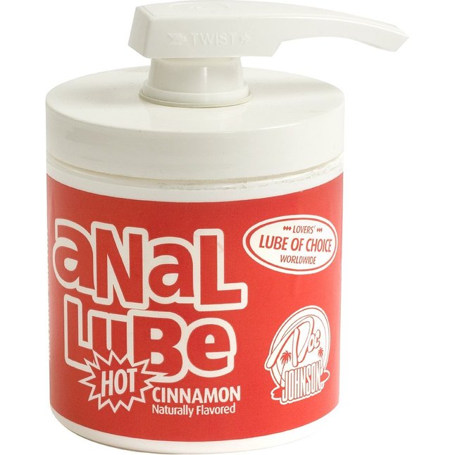 Анальная смазка с разогревающим действием Anal Lube Hot Cinnamon Flavored Lubricant - 142 мл