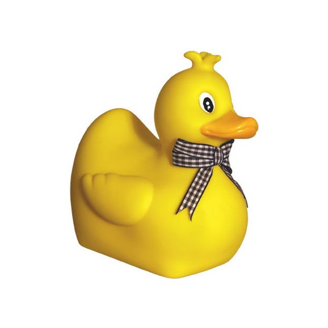 Похотливая уточка - виброуточка водонепроницаемая Fuzzy Duckie
