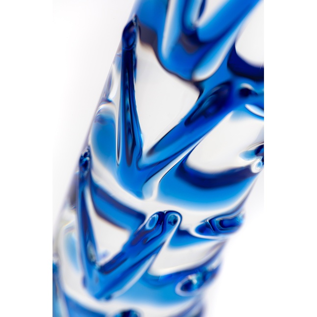 Соблазнительный стеклянный фаллос - 17 см - Sexus Glass. Фотография 5.
