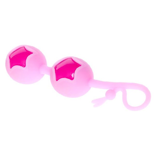 Розовые вагинальные шарики из силикона. Фотография 2.