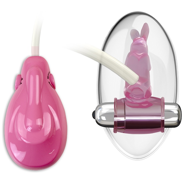 Автоматическая помпа для клитора и малых половых губ с вибрацией. Фотография 2.