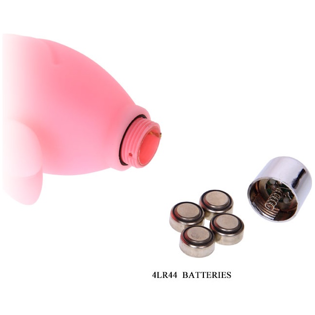 Розовый вибромассажер со стимуляцией клитора и точки G. Фотография 6.