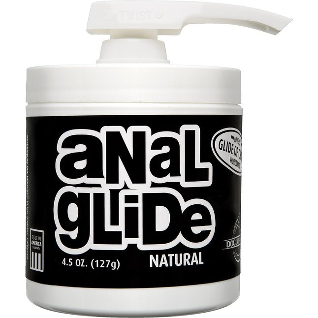 Анальная смазка на жировой основе Anal Glide Natural Lubricant - 133 мл