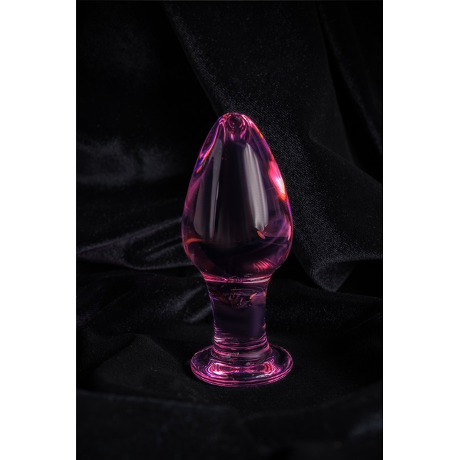 Стеклянный стимулятор-пробка - 10 см - Sexus Glass. Фотография 7.