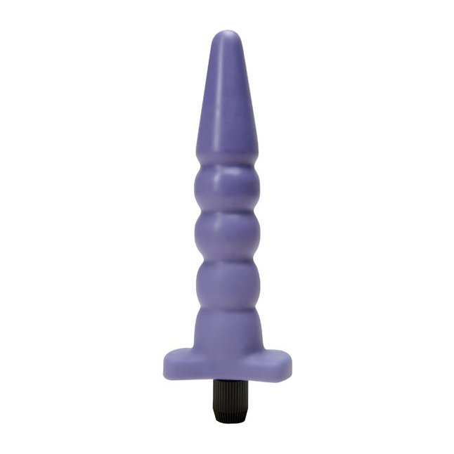 Фиолетовый многоскоростной вибратор-ёлочка - 17,8 см - Fancy
