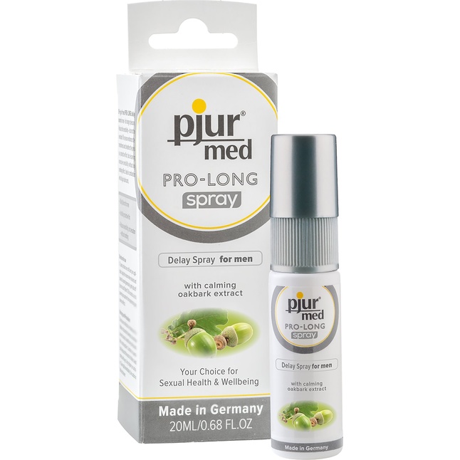 Пролонгирующий спрей с экстрактом дуба и пантенолом pjur MED Pro-long Spray - 20 мл - Pjur MED