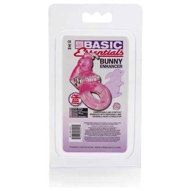 Виброкролик на пенис Basic Essentials Bunny Enhancer - Basic Essentials. Фотография 3.