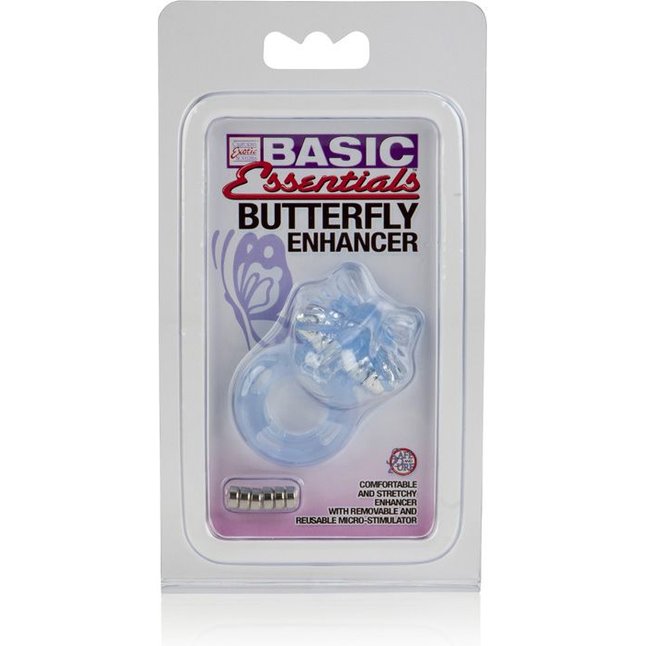 Эрекционное кольцо-бабочка Basic Essentials Butterfly Enhancer - Basic Essentials. Фотография 2.