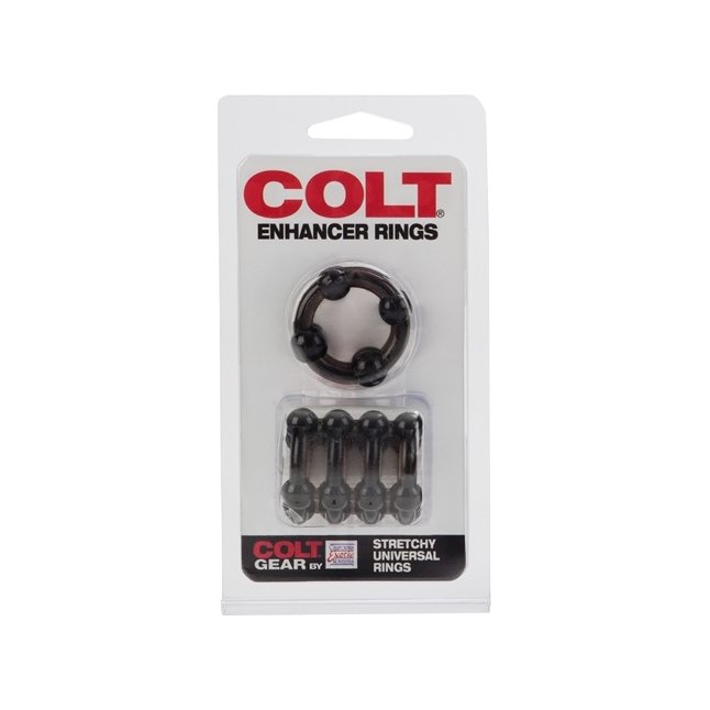 Набор из 2 дымчатых колец на пенис COLT Enhancer Rings - Colt. Фотография 2.