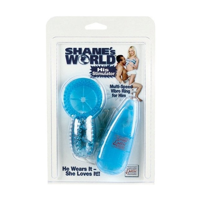 Голубое виброкольцо с пультом - Shane s World. Фотография 2.