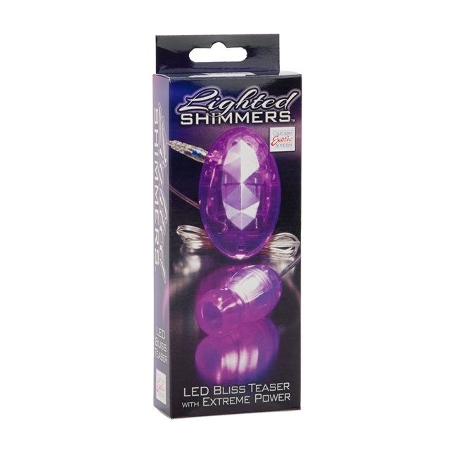 Светящаяся аметистовая капля с вибрацией SHIMMER - Lighted Shimmers. Фотография 2.