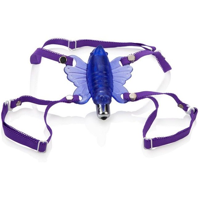 Фиолетовая вибробабочка Wireless Venus Butterfly Wearable Stimulator
