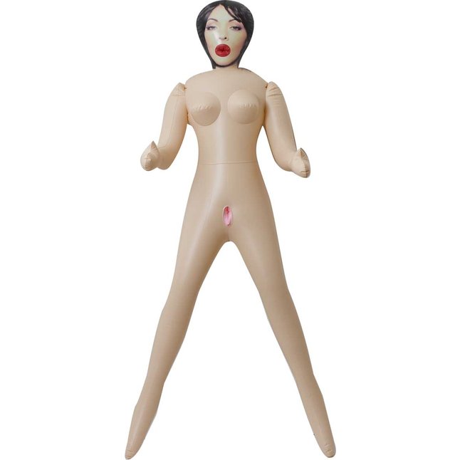 Надувная секс-кукла Vivid Superstar Mercedez 3-Hole Doll with Realistic Face - Vivid Toys. Фотография 2.