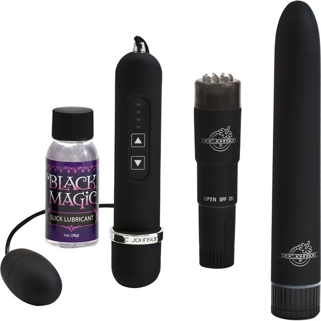 Черный вибронабор Black Magic Pleasure Kit - Black Magic