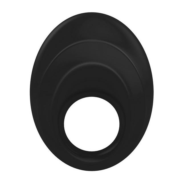 Чёрное эрекционное кольцо B5 с вибрацией. Фотография 2.