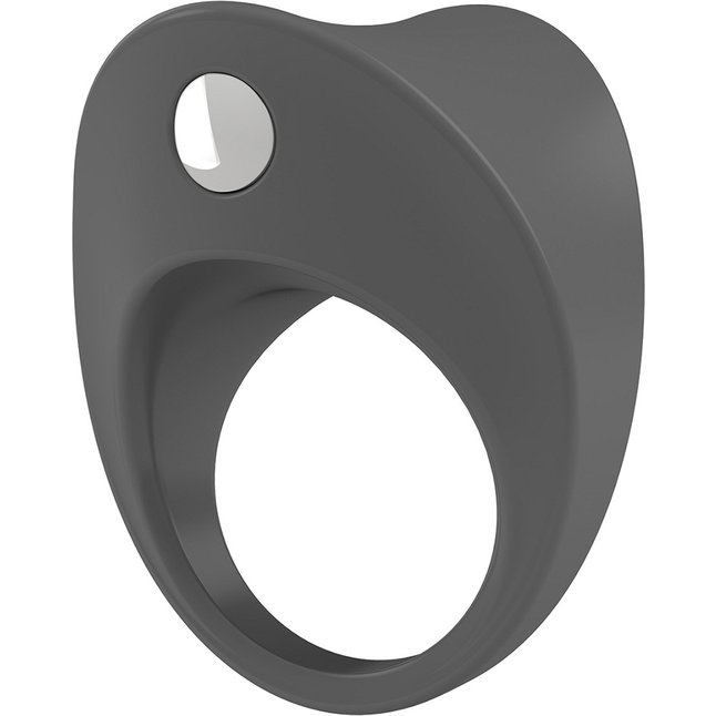 Серое эрекционное кольцо B11 с вибрацией