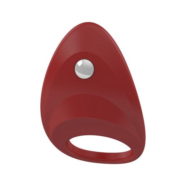 Красное эрекционное кольцо B7 с вибрацией. Фотография 2.