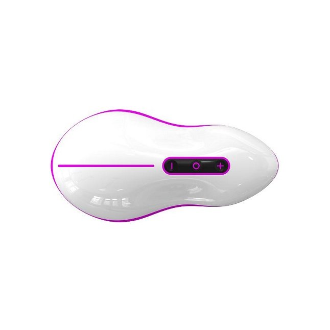 Бело-розовый вибростимулятор Mouse. Фотография 2.