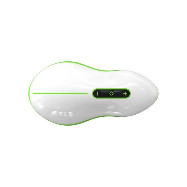 Бело-зеленый вибростимулятор Mouse. Фотография 2.