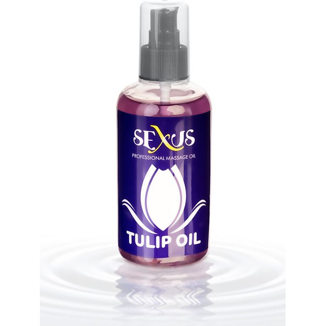 Массажное масло с ароматом тюльпанов Tulip Oil - 200 мл - Sexus Lubricant. Фотография 4.